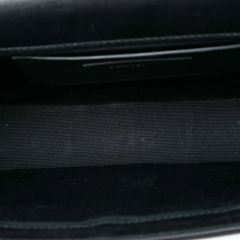 Saint Laurent Medium Leather Studded Monogram Kate Crossbody Black Leather Very good - Model View