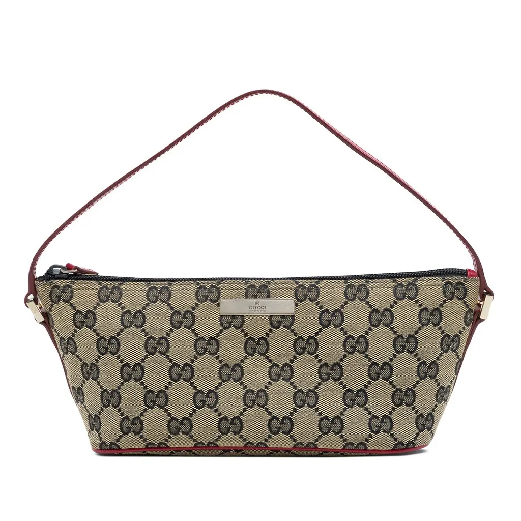 Gucci GG Canvas Boat Beige Canvas Very good - Front View