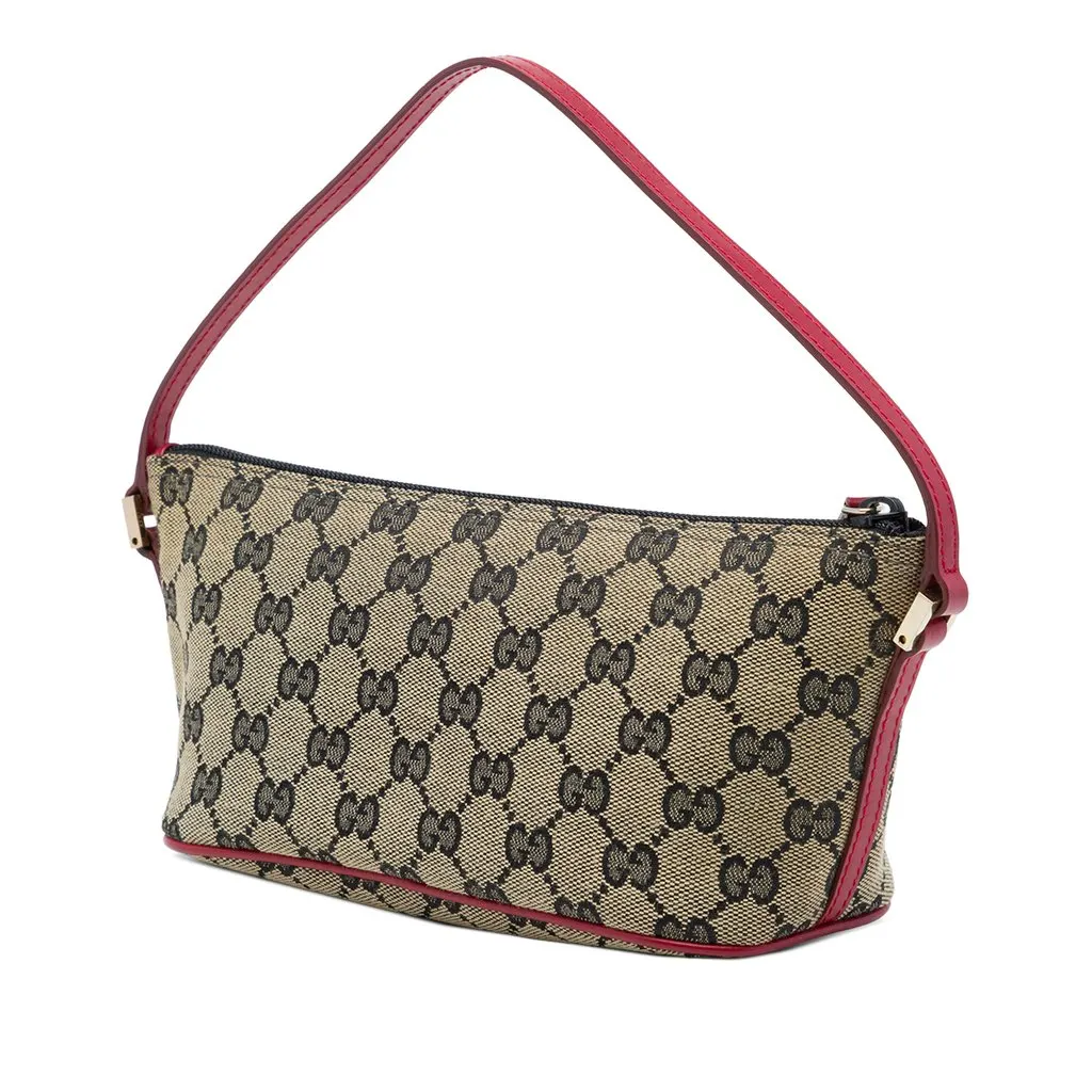 Gucci GG Canvas Boat Beige Canvas Very good - Back View