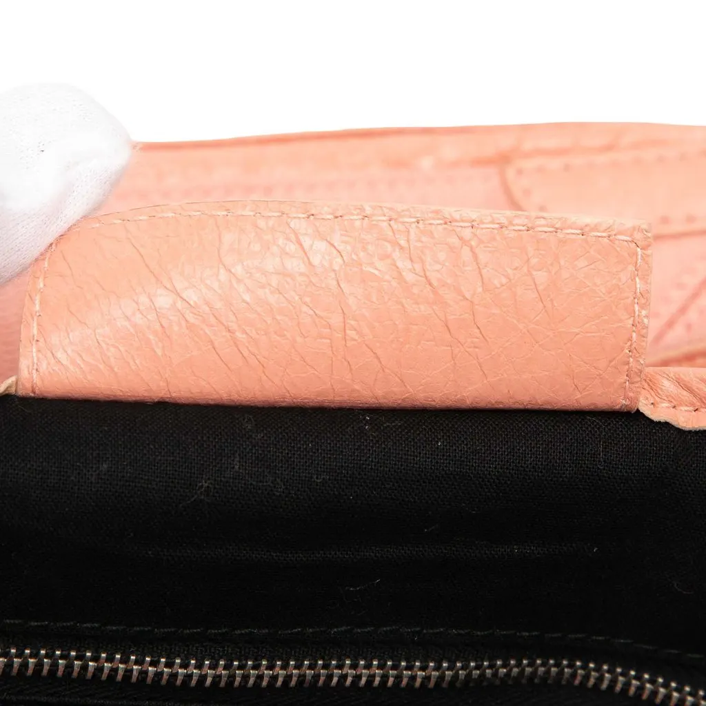 Balenciaga Lambskin Navy Cabas XS Pink Leather Very good - Box View