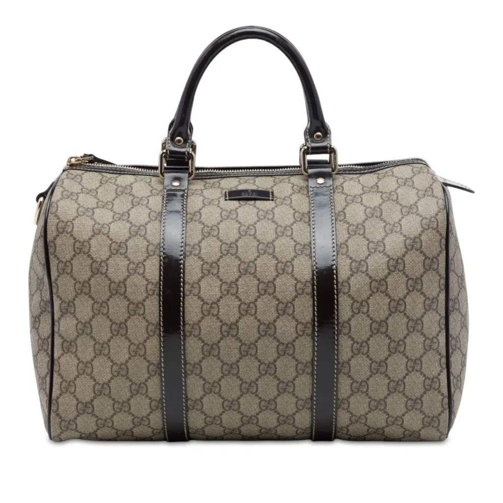 Gucci Medium GG Supreme Joy Boston Bag Beige Very good - Front View