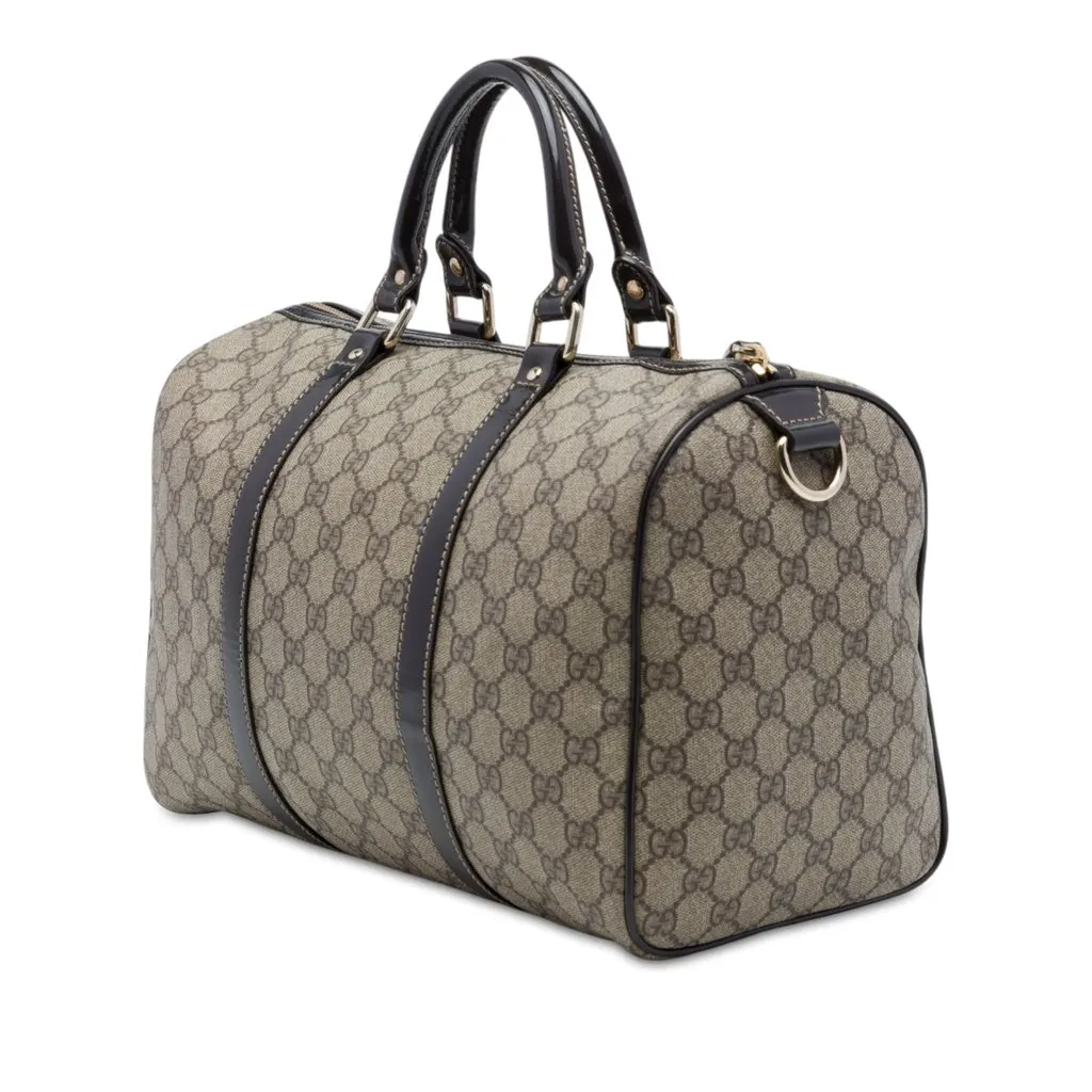 Gucci Medium GG Supreme Joy Boston Bag Beige Very good - Back View