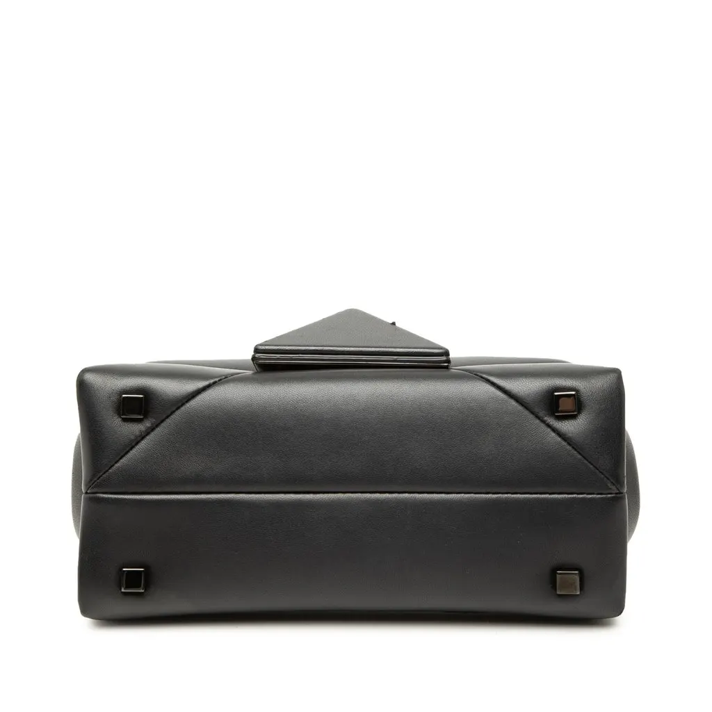 Valentino Mini Leather One Stud Top Handle Bag Black Leather Very good - Inside View