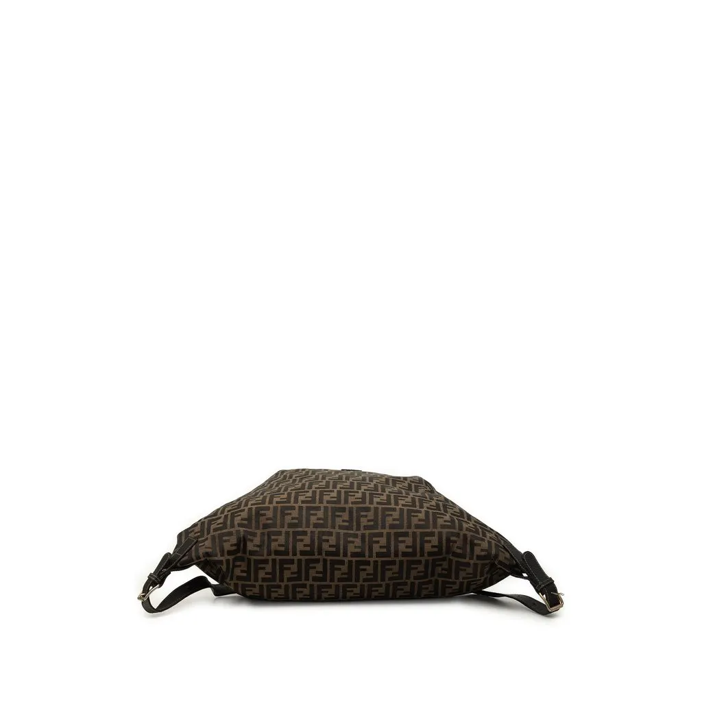 Fendi Zucca Canvas Drawstring Backpack Brown Very good - Inside View