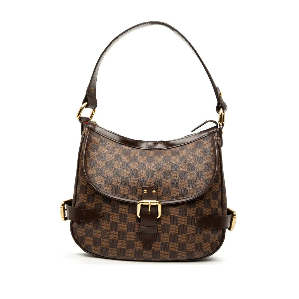 Louis Vuitton Damier Ebene Highbury Brown Very good - Front View