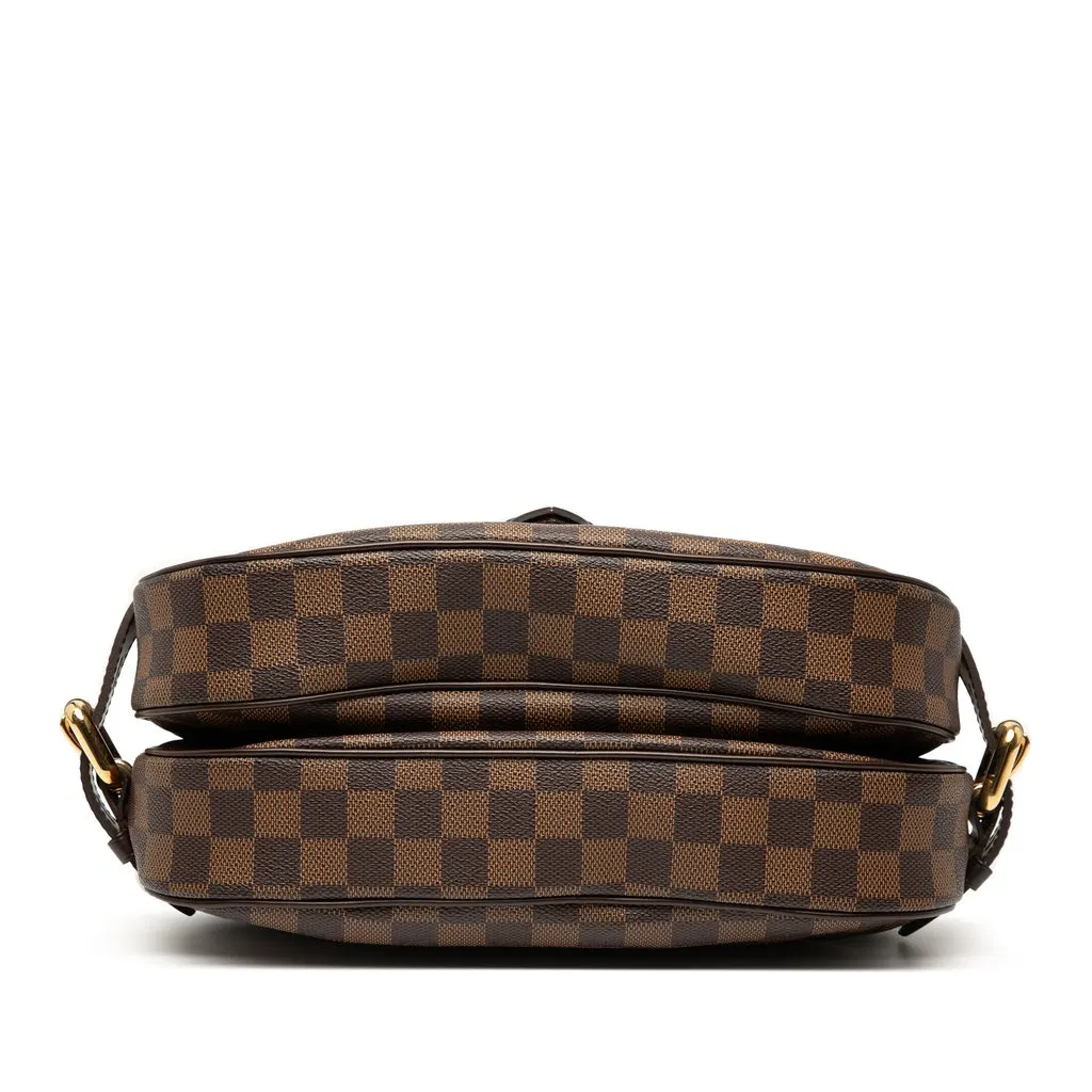 Louis Vuitton Damier Ebene Highbury Brown Very good - Inside View