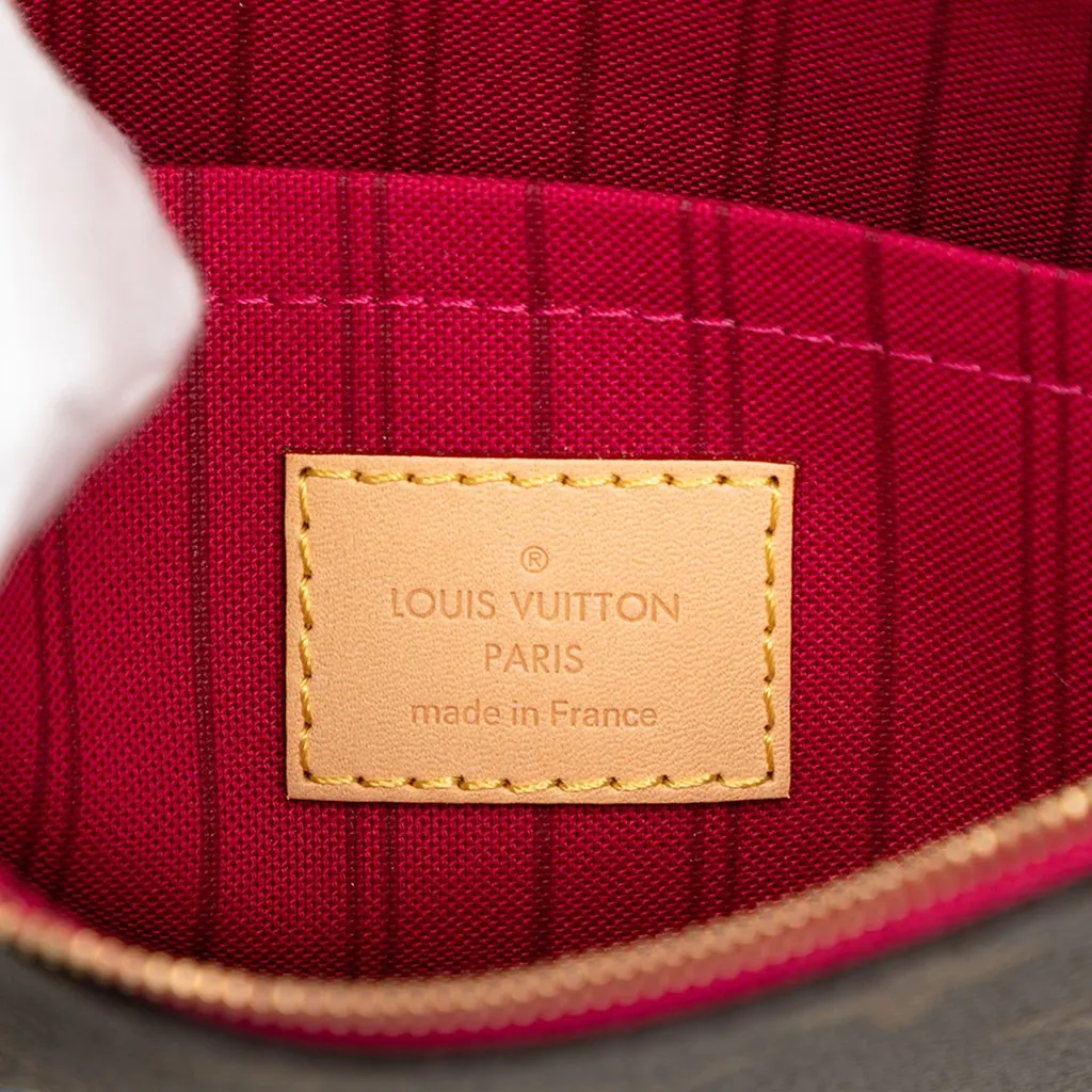 Louis Vuitton Monogram Patches Neverfull MM Pouch Brown Very good - Box View