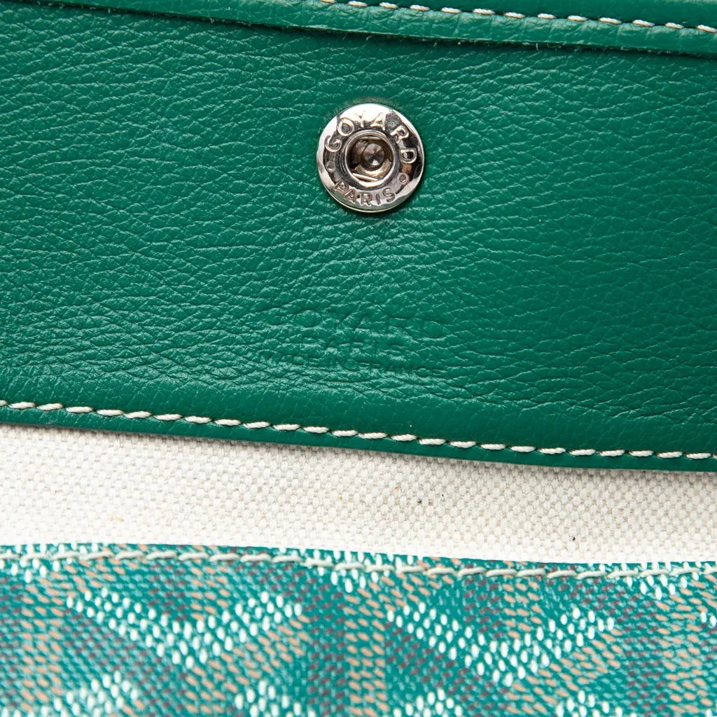 Goyard Goyardine Saint Louis PM Green Canvas Very good - Box View