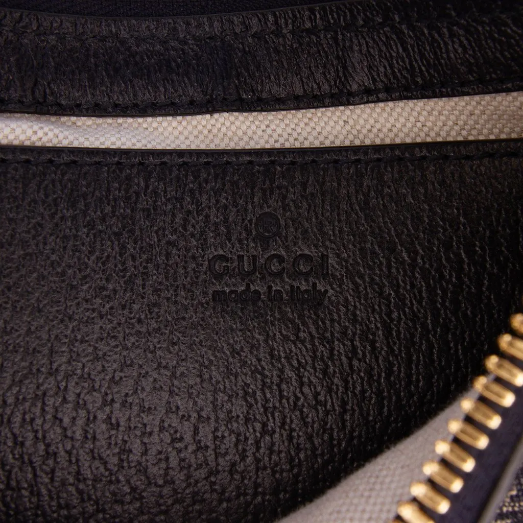 Gucci Small GG Supreme Web Ophidia Satchel Beige Canvas Very good - Box View