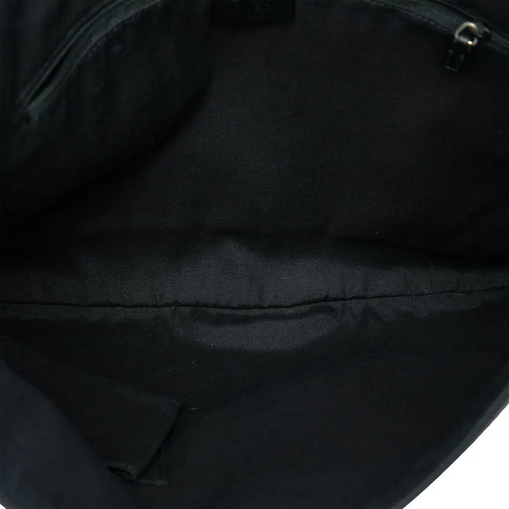 Gucci GG Nylon Crossbody Black Polyamide Good - Model View