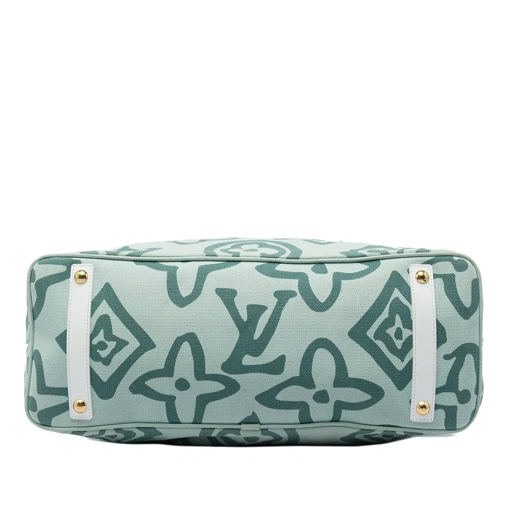 Louis Vuitton Monogram Tahitienne Cabas GM Green Very good - Inside View