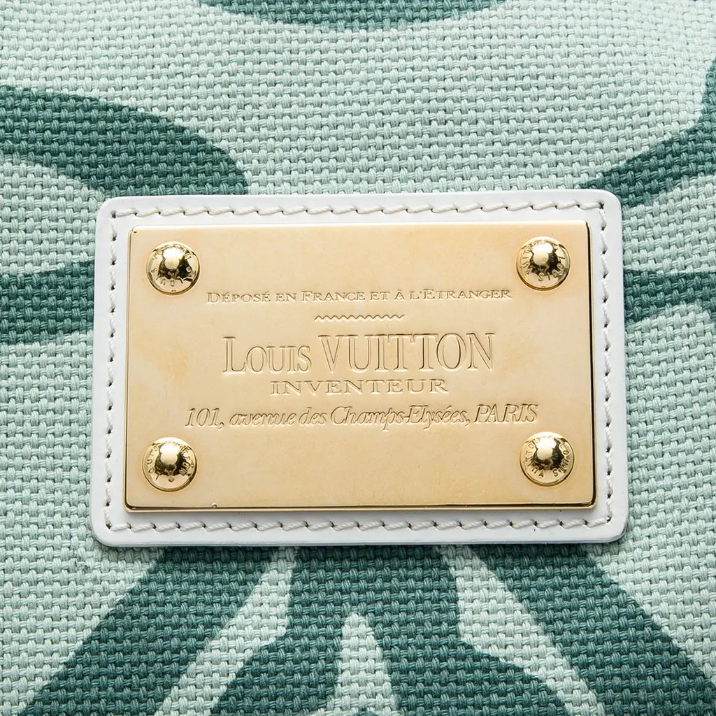Louis Vuitton Monogram Tahitienne Cabas GM Green Very good - Box View