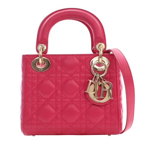 Dior Mini Lambskin Cannage Lady Dior