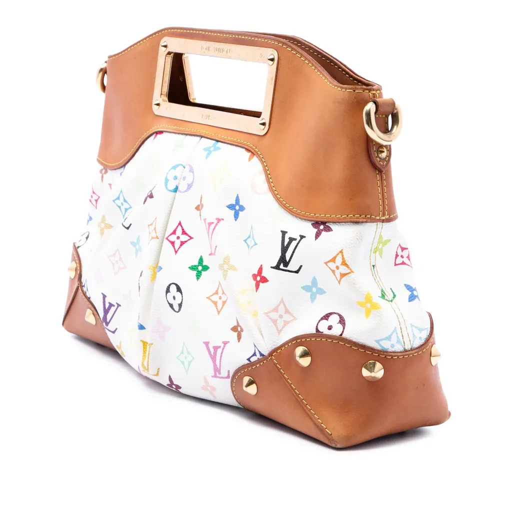Louis Vuitton Monogram Multicolore Judy MM White Very good - Back View