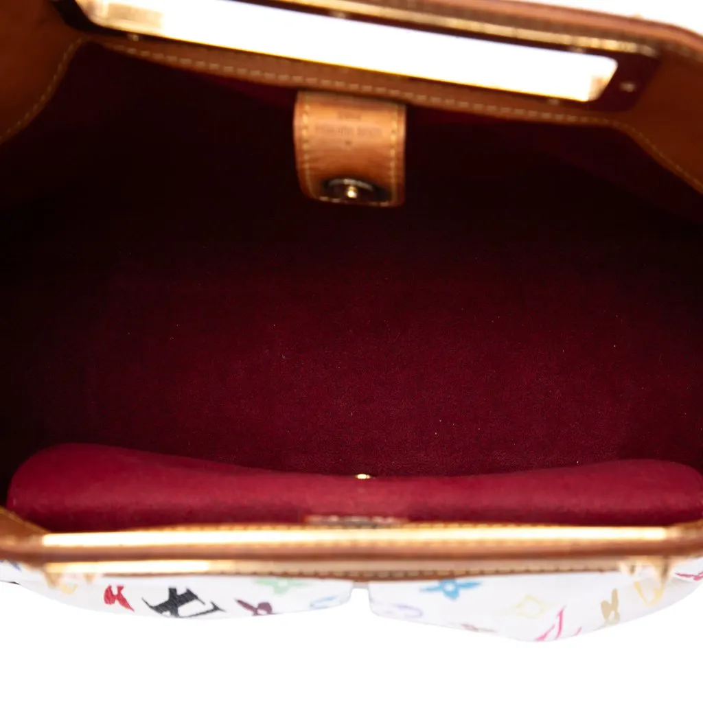 Louis Vuitton Monogram Multicolore Judy MM White Very good - Model View