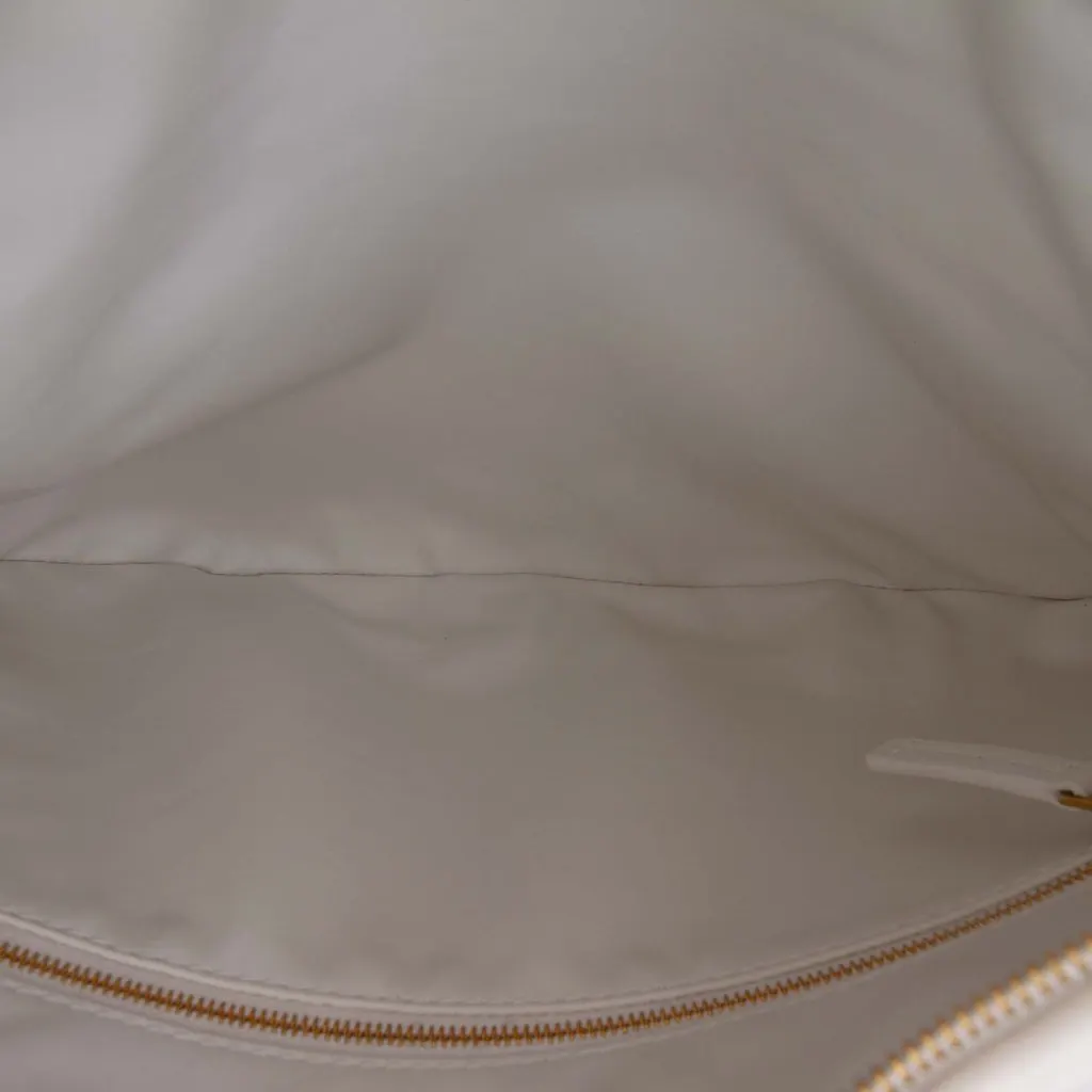 Bottega Veneta Large Nappa Intrecciato Gemelli Hobo White Leather Very good - Model View