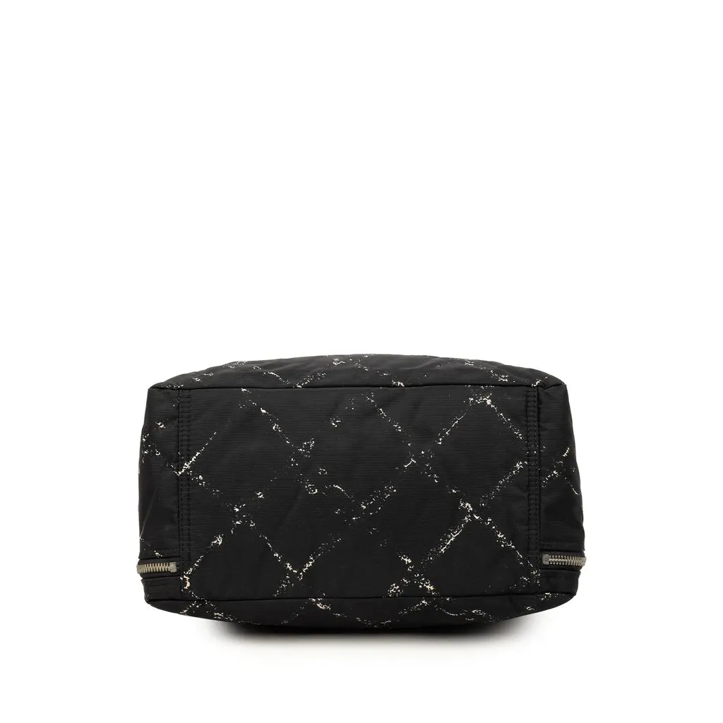 Chanel Old Travel Line Nylon Handbag Black Very good - Inside View