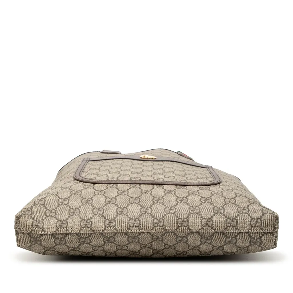 Gucci GG Supreme Web Ophidia Tote Beige Very good - Inside View