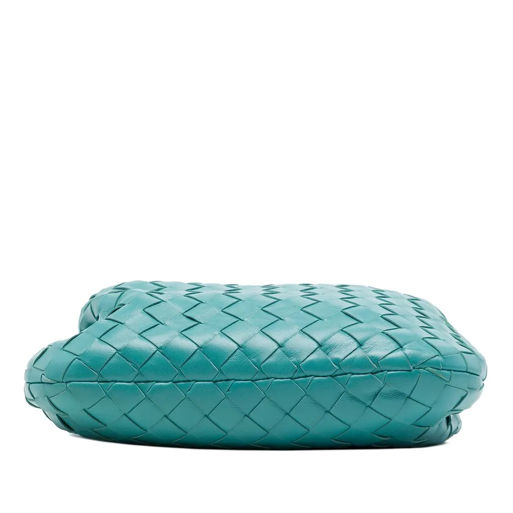 Bottega Veneta Mini Nappa Intrecciato Jodie Blue Leather Very good - Inside View