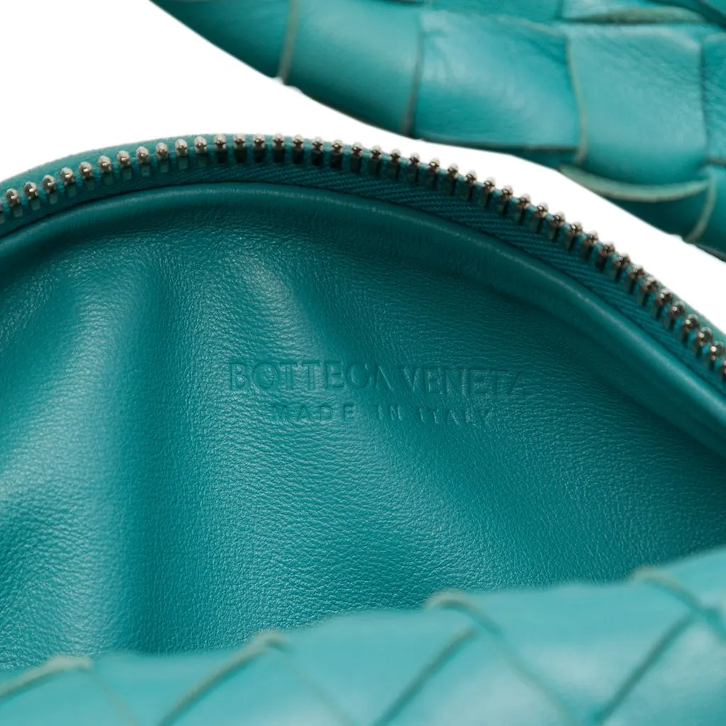 Bottega Veneta Mini Nappa Intrecciato Jodie Blue Leather Very good - Box View