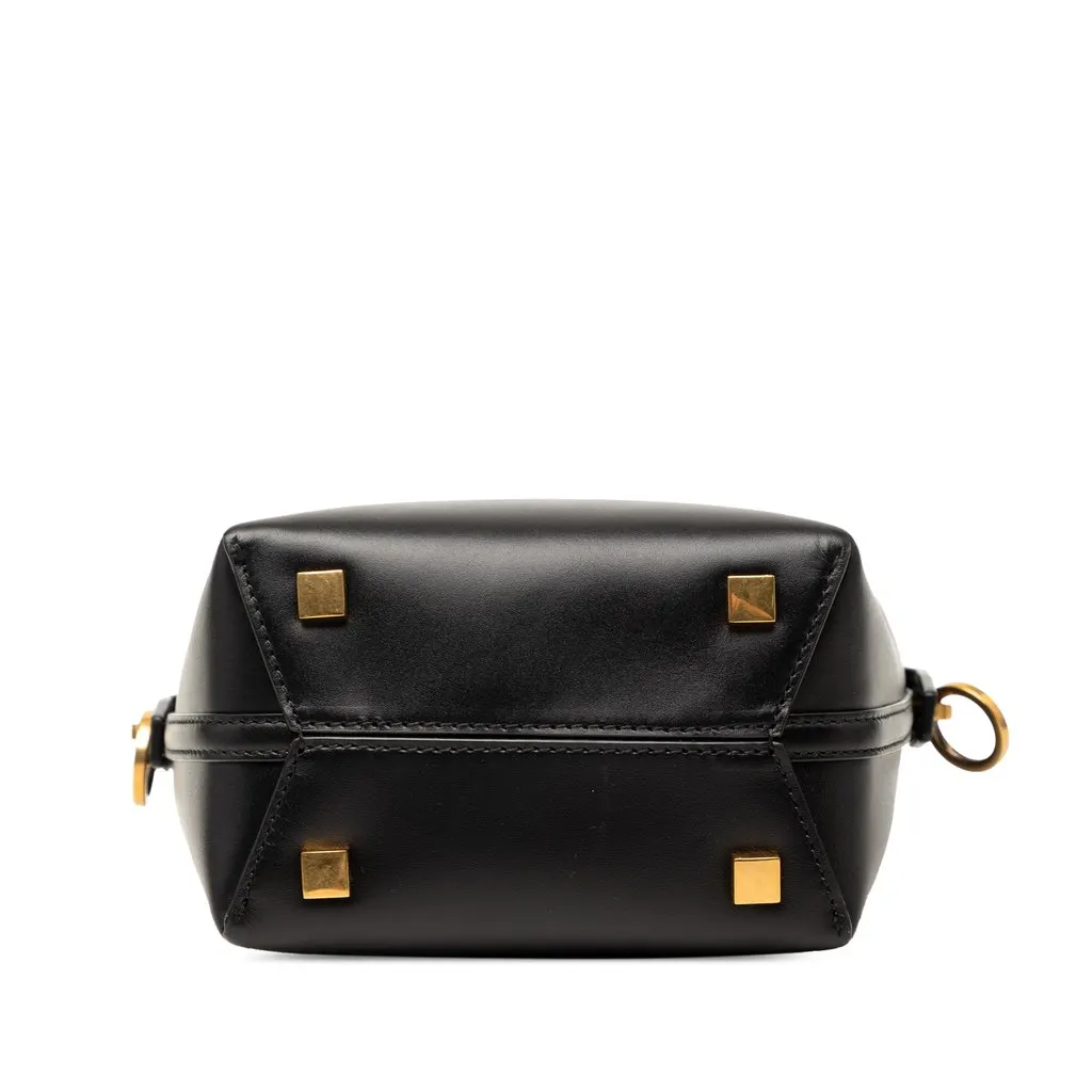Saint Laurent Mini Shiny Calfskin Le 37 Bucket Bag Black Leather Very good - Inside View