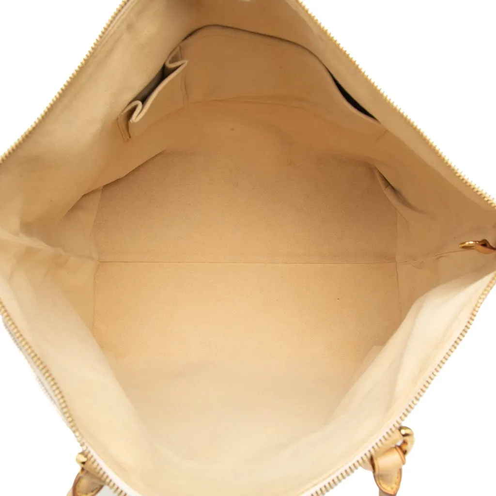 Louis Vuitton Damier Azur Saleya GM White Very good - Model View
