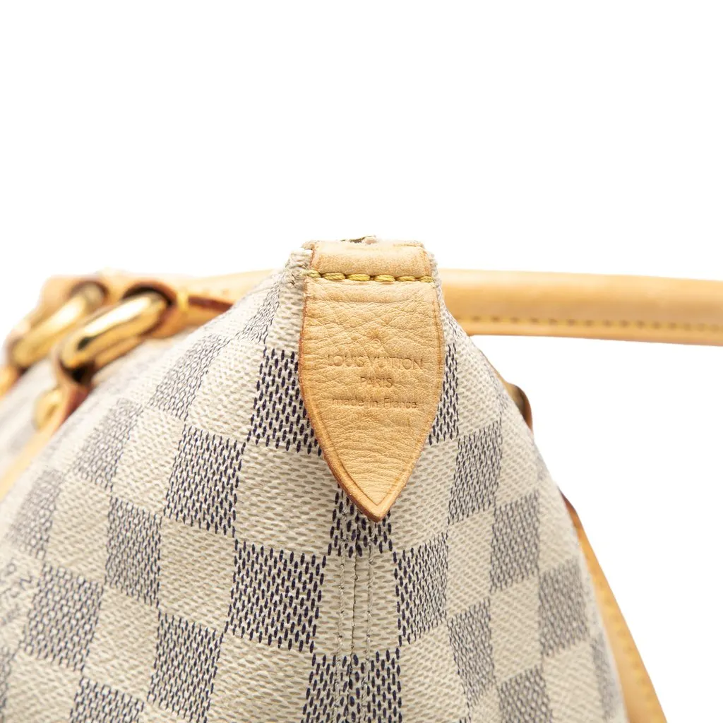 Louis Vuitton Damier Azur Saleya GM White Very good - Box View