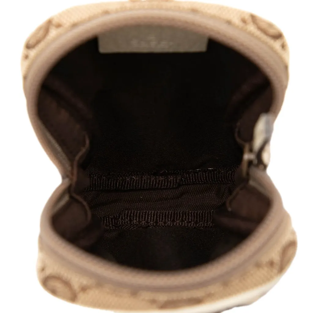 Gucci GG Canvas Cigarette Pouch Beige Canvas Very good - Model View