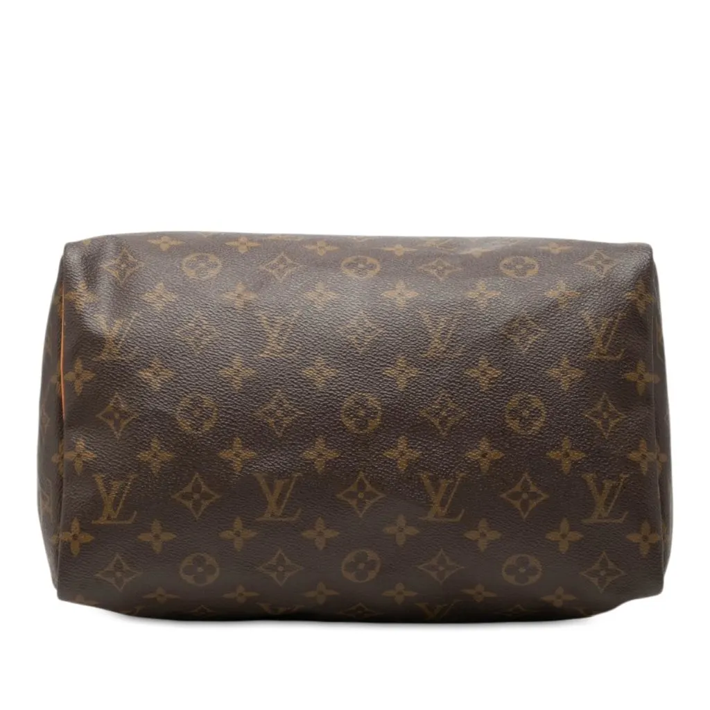 Louis Vuitton Monogram Speedy 30 Brown Canvas Good - Inside View