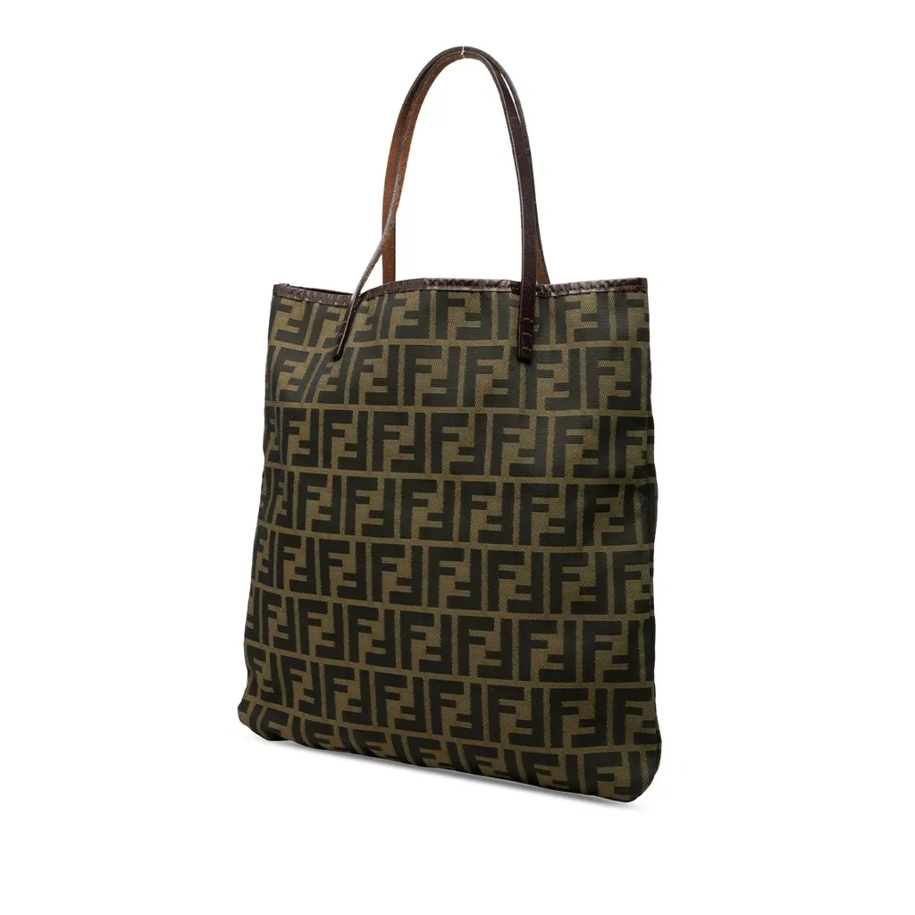 Fendi Zucca Canvas Tote Brown Very good - Back View
