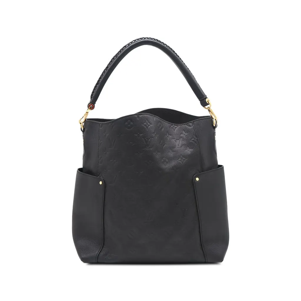 Louis Vuitton Monogram Empreinte Bagatelle Black Leather Very good - Front View