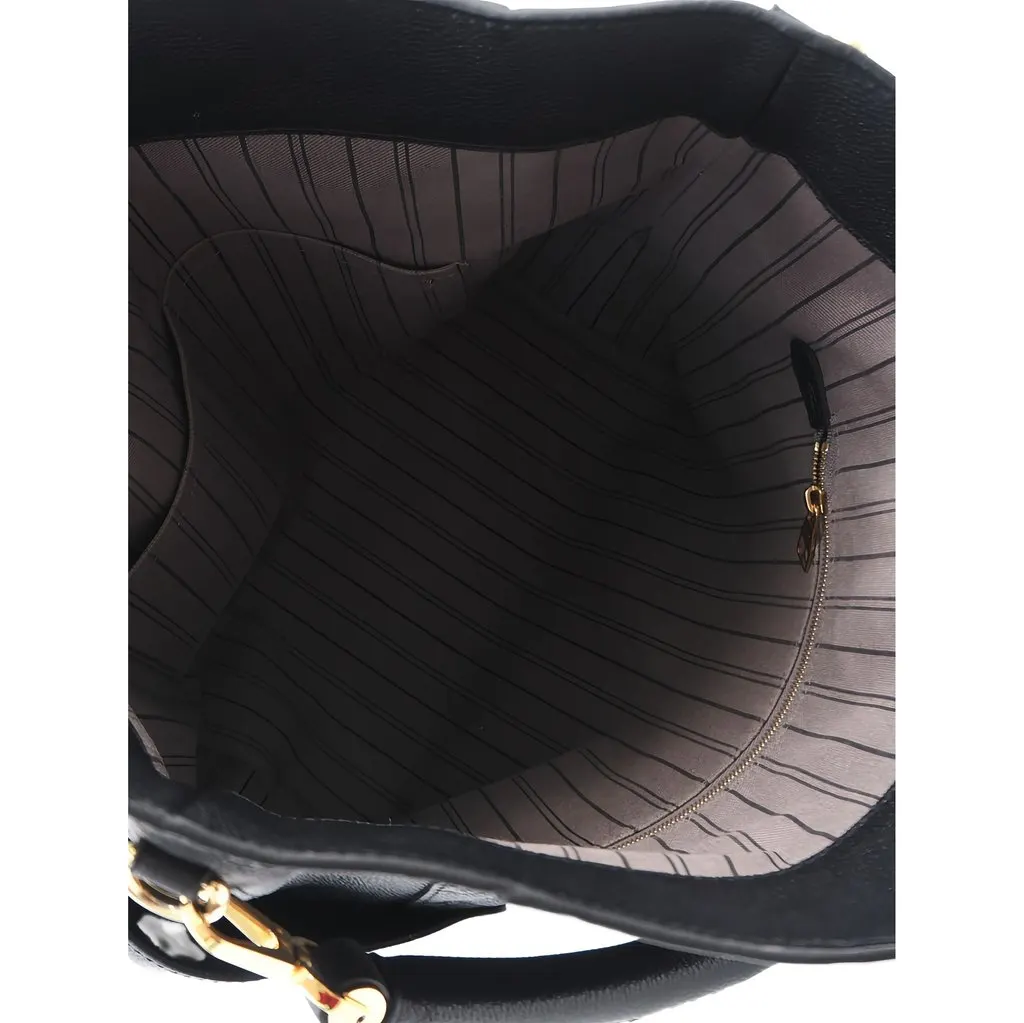 Louis Vuitton Monogram Empreinte Bagatelle Black Leather Very good - Inside View