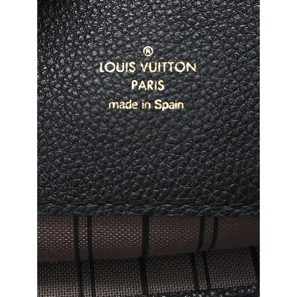 Louis Vuitton Monogram Empreinte Bagatelle Black Leather Very good - Model View
