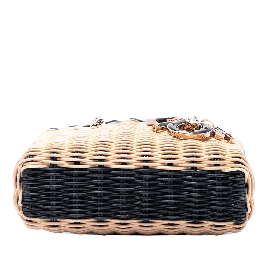 Dior Micro Wicker Oblique Lady D Joy Beige Rattan Very good - Model View