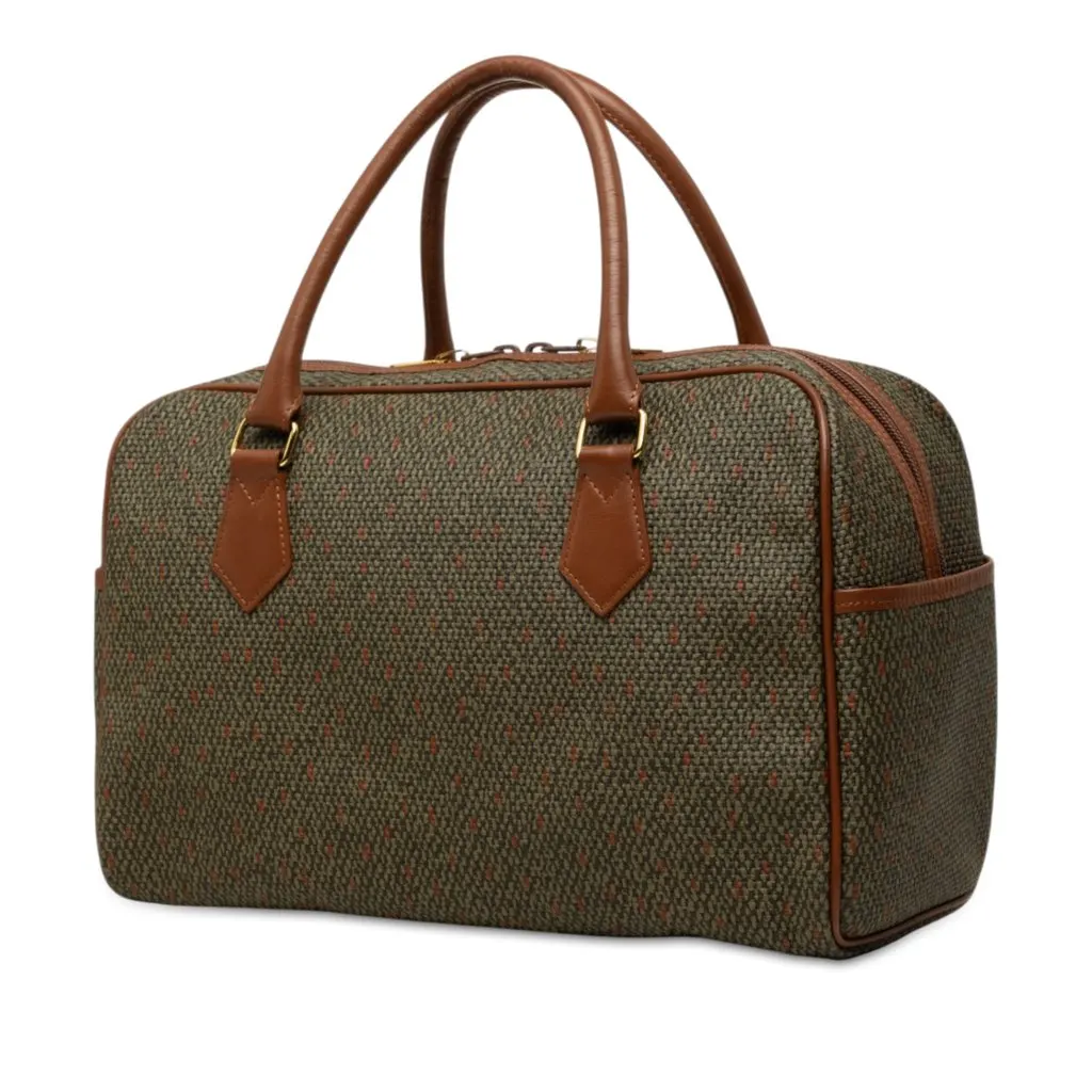 Saint Laurent PVC Boston Bag Green Plastic Very good - Back View