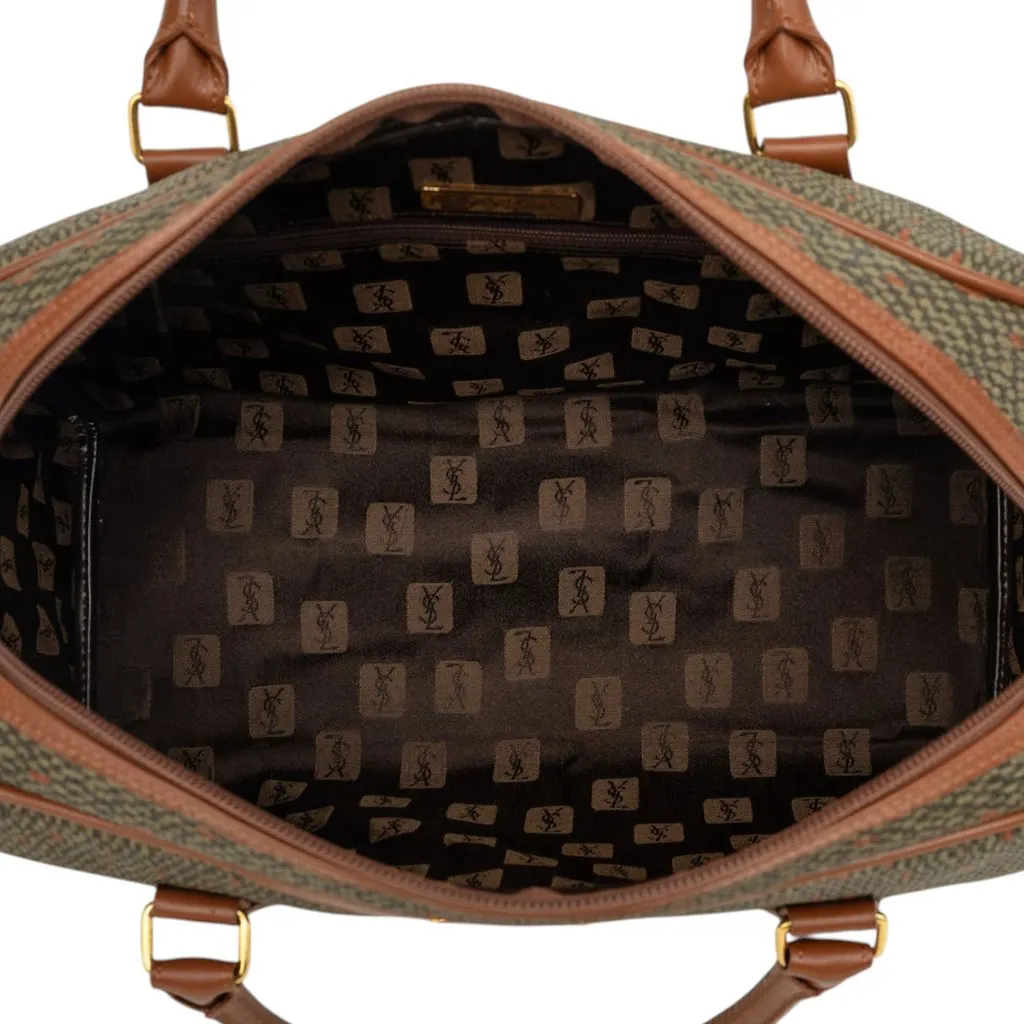 Saint Laurent PVC Boston Bag Green Plastic Very good - Model View