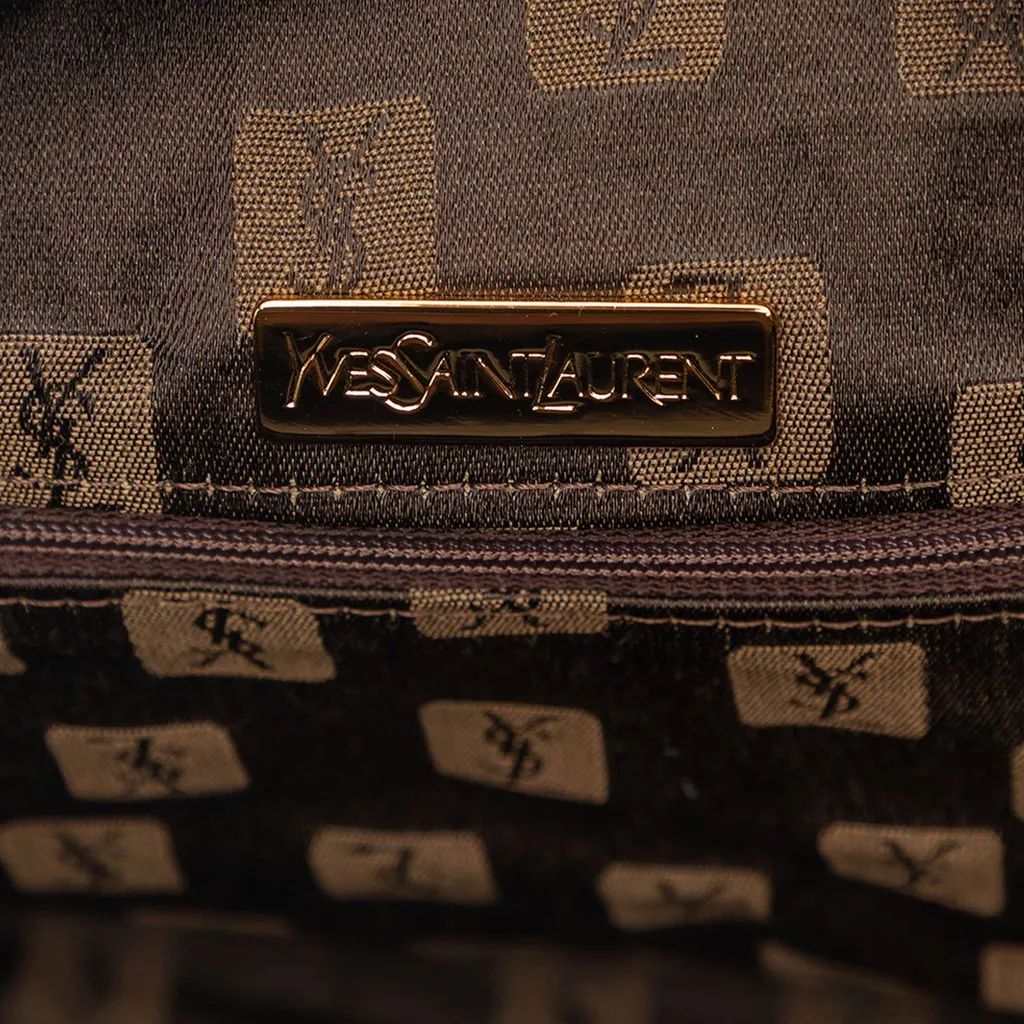 Saint Laurent PVC Boston Bag Green Plastic Very good - Box View