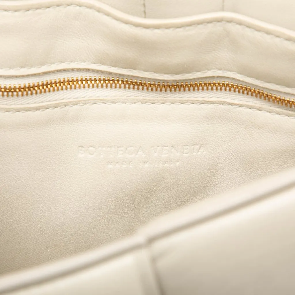 Bottega Veneta Nappa Intrecciato Padded Cassette Crossbody White Leather Good - Box View