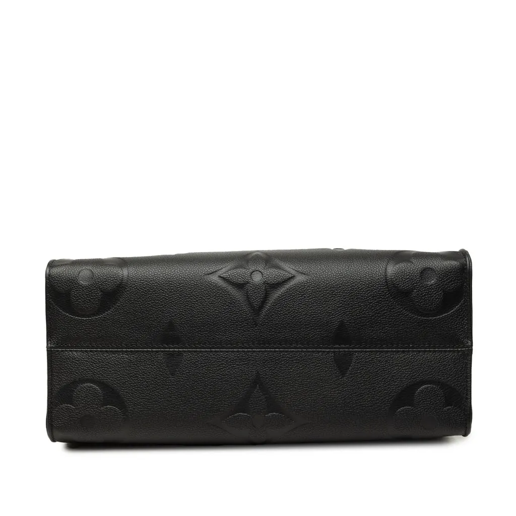 Louis Vuitton Monogram Empreinte Onthego MM Black Leather Very good - Inside View
