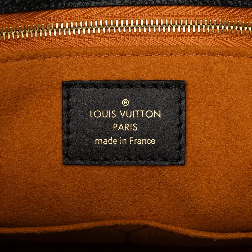 Louis Vuitton Monogram Empreinte Onthego MM Black Leather Very good - Box View