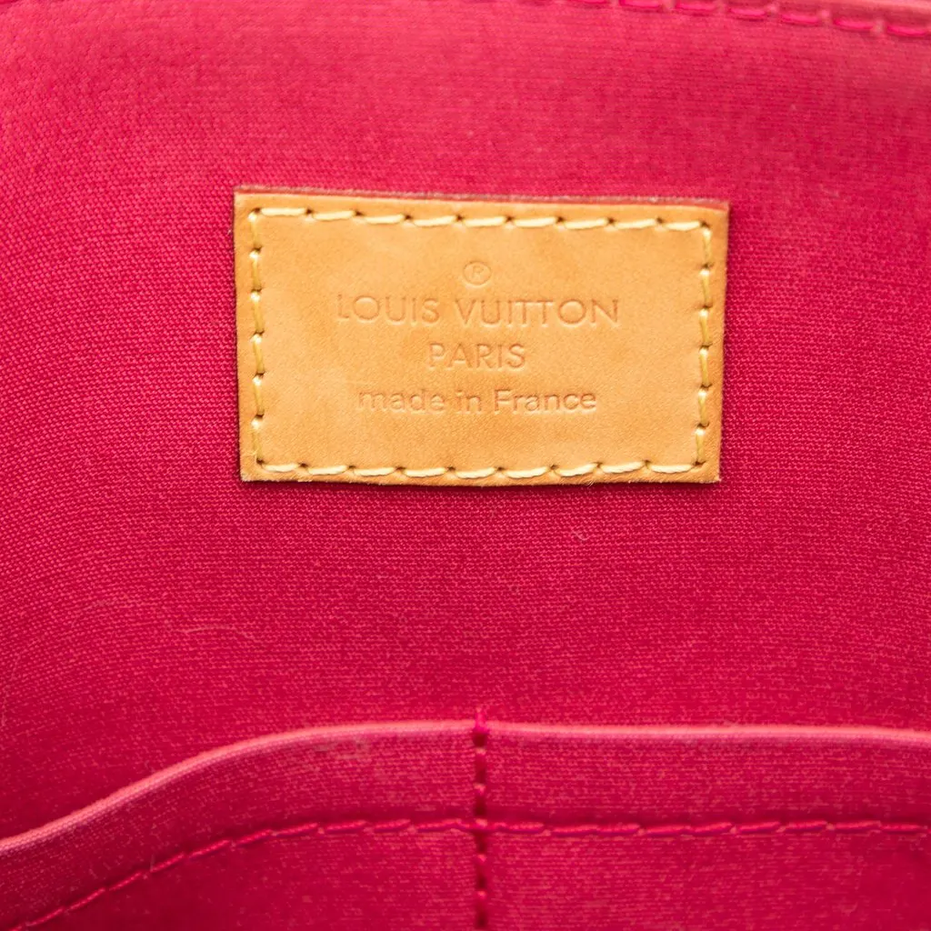 Louis Vuitton Monogram Vernis Alma PM Red Leather Good - Box View