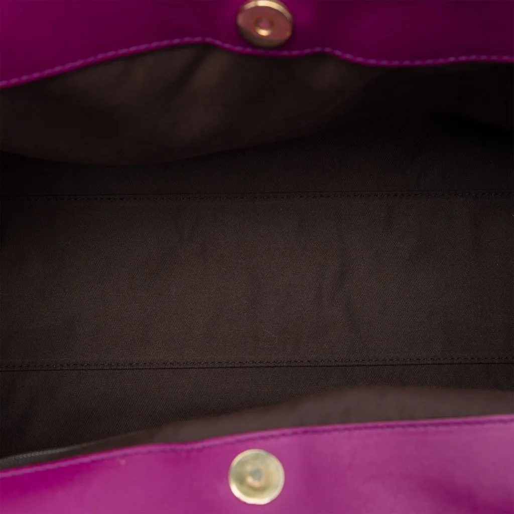 Gucci Guccissima Charmy Shoulder Bag Purple Leather Very good - Model View