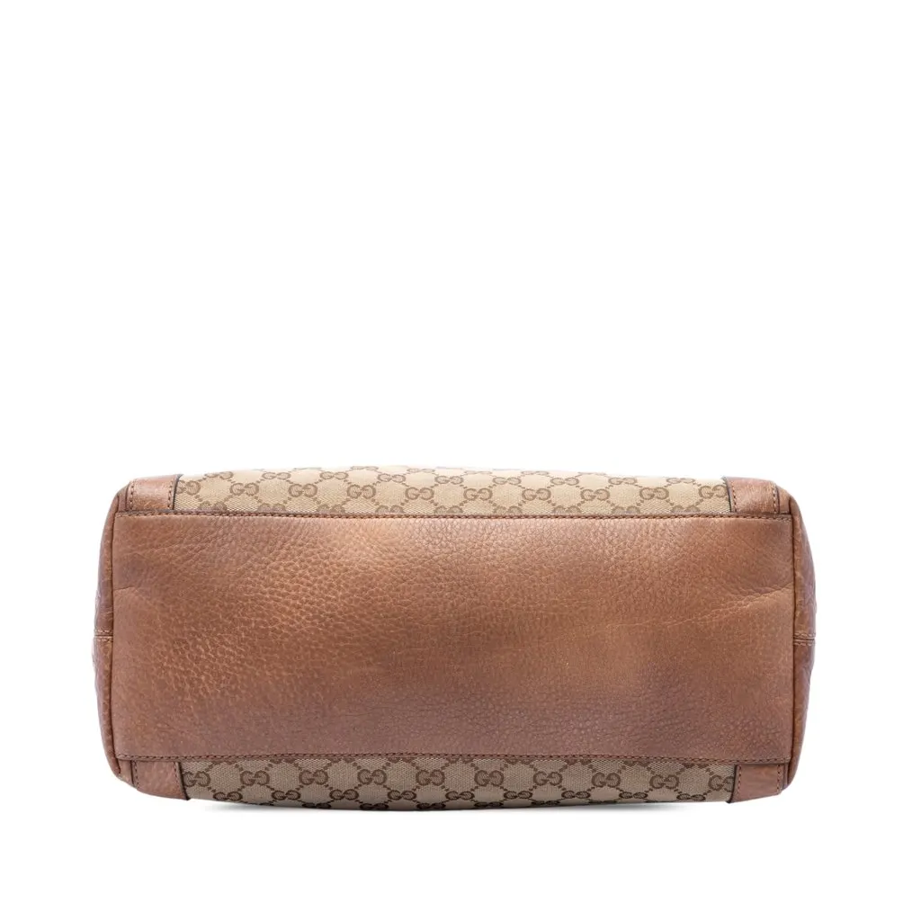 Gucci Medium GG Canvas Miss GG Satchel Beige Very good - Inside View
