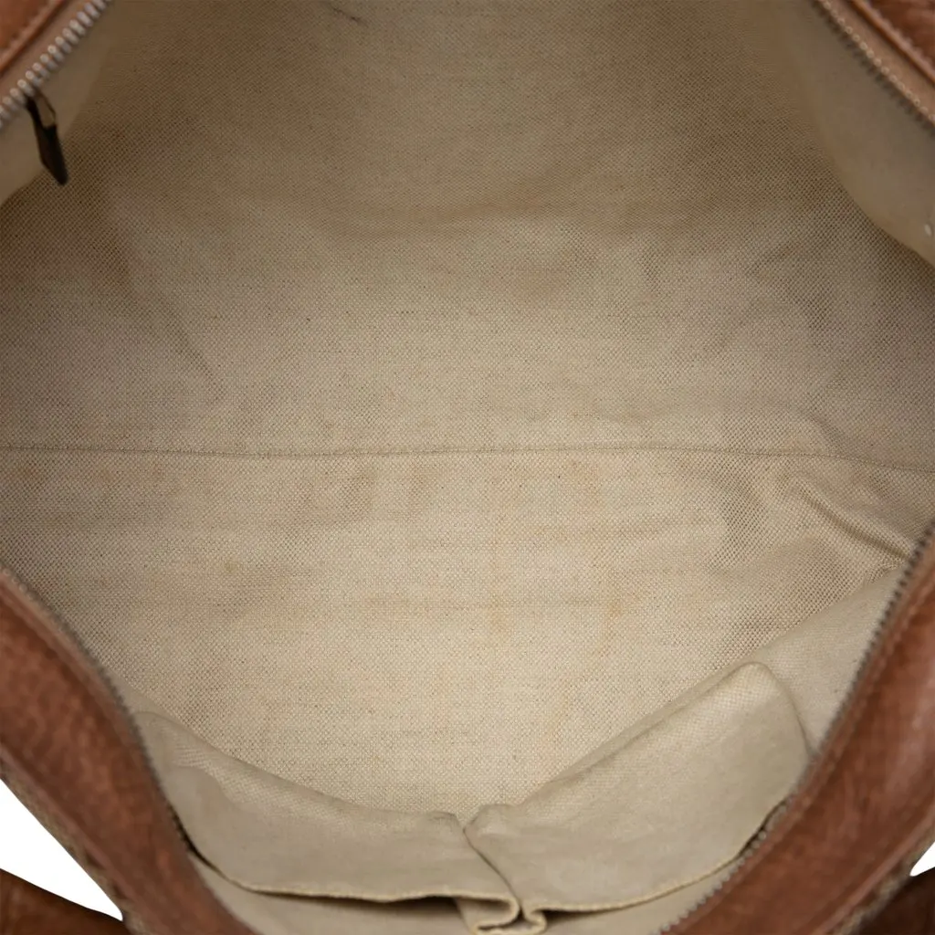 Gucci Medium GG Canvas Miss GG Satchel Beige Very good - Model View