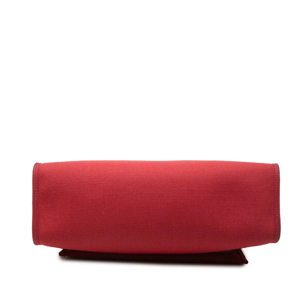 Hermès Toile Herbag Zip 31 Red Very good - Inside View
