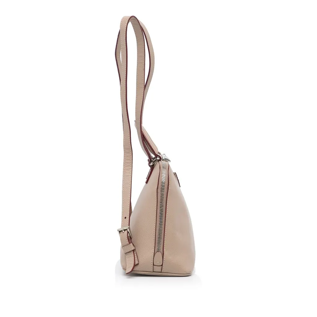 Prada Saffiano Lux Promenade Backpack Brown Leather Very good - Inside View