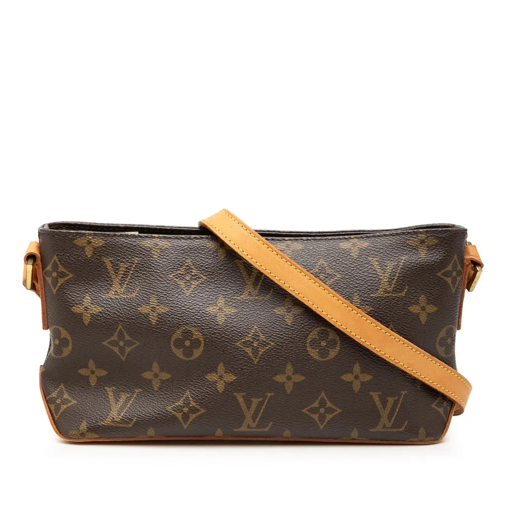Louis Vuitton Monogram Trotteur Brown Very good - Front View