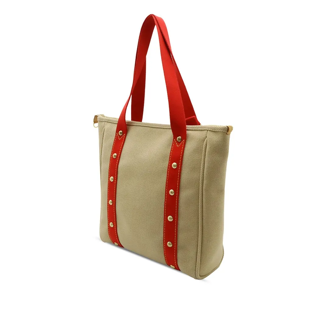 Louis Vuitton Antigua Cabas MM Beige Very good - Back View