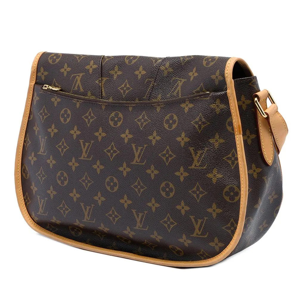 Louis Vuitton Monogram Menilmontant MM Brown Canvas Good - Back View