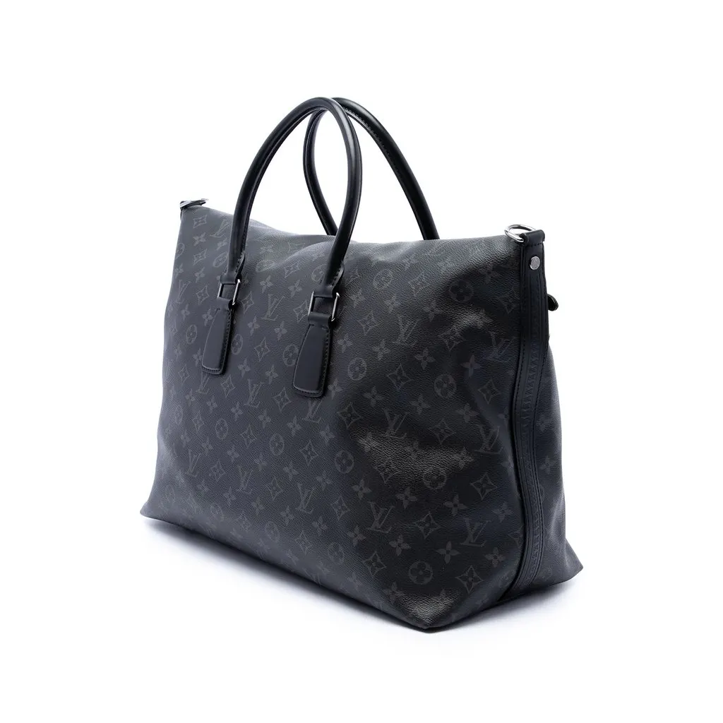 Louis Vuitton Monogram Eclipse Apollo All Day Black Canvas Good - Back View
